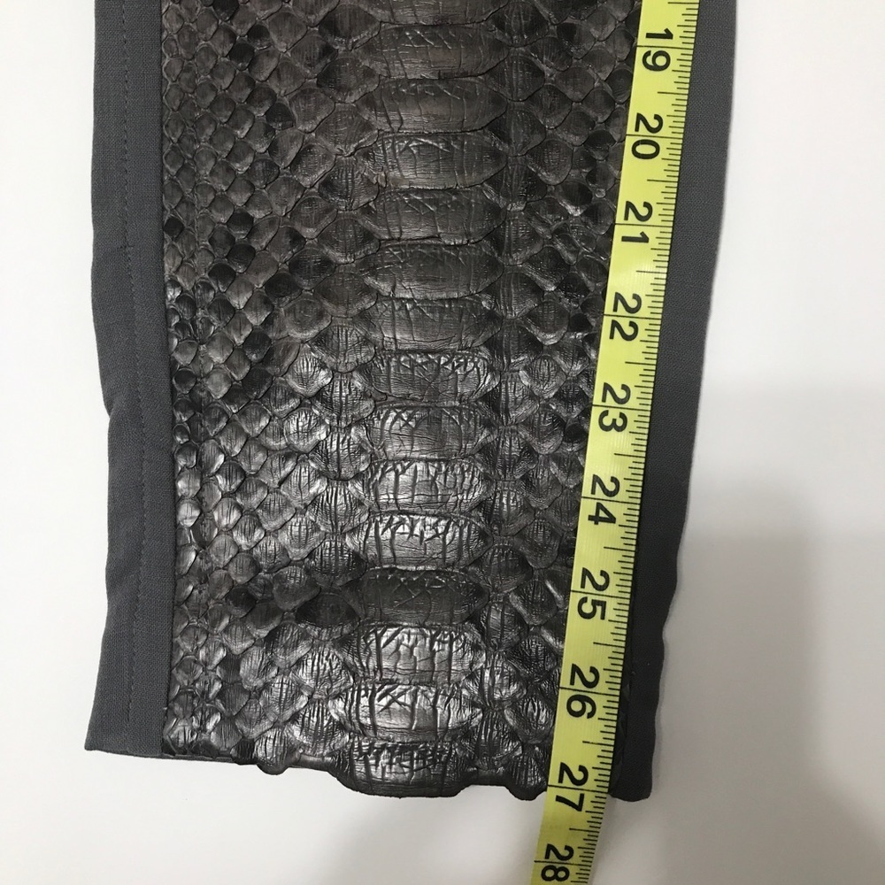 Kaufmanfranco Python-Front Cropped Pants - Picture 16 of 16